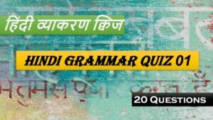 Hindi Vyakaran Quiz