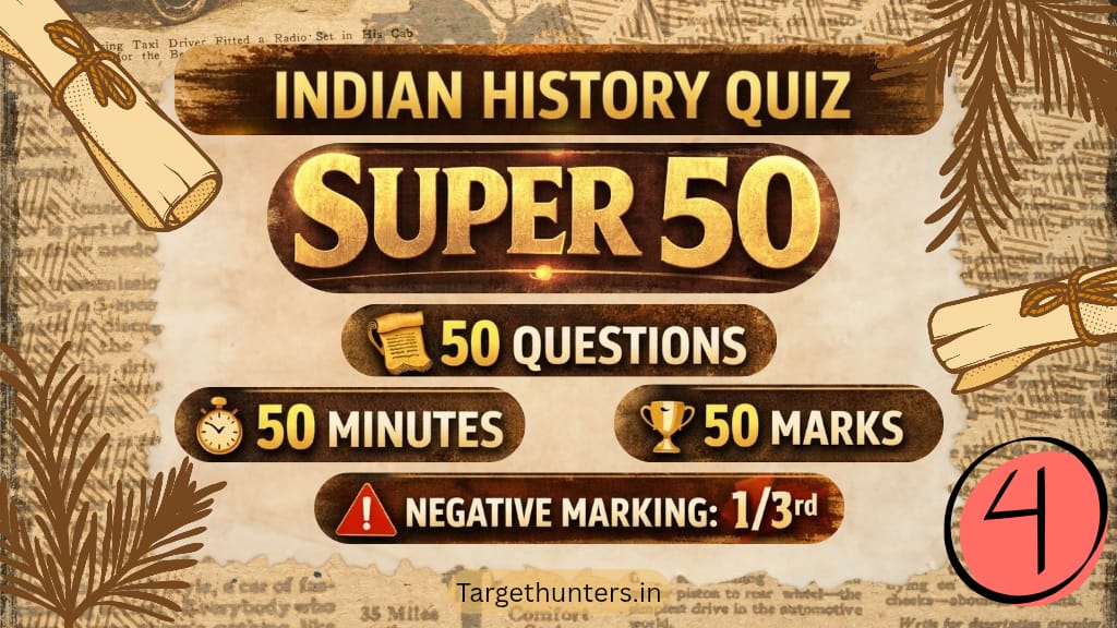 Indian History 50 Questions Quiz