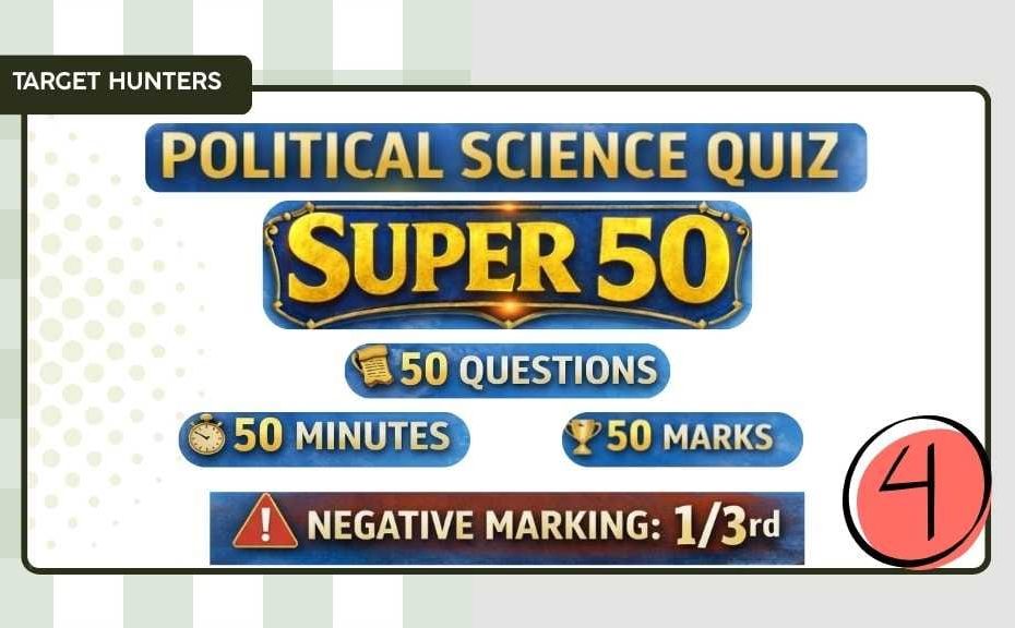 "Indian Polity MCQ Online Test"